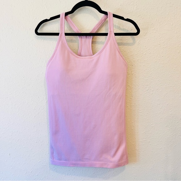 Lululemon Ebb to Street Tank Pale Pink 10 - Picture 1 of 5
